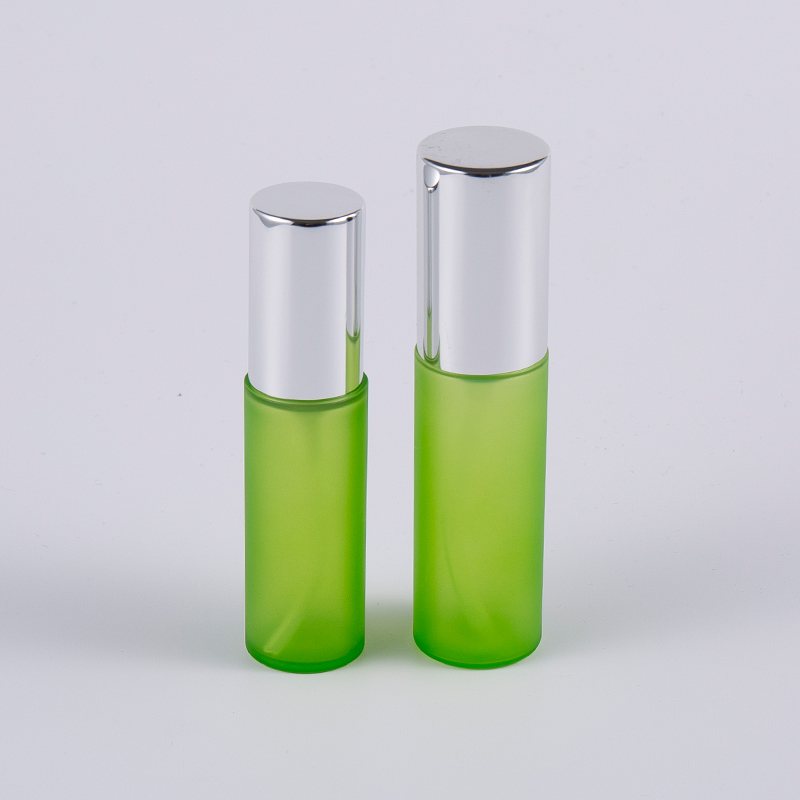 Sioc glas 20ml 30ml PET PETG buidéal cruinn lotion balla tiubh le caidéal