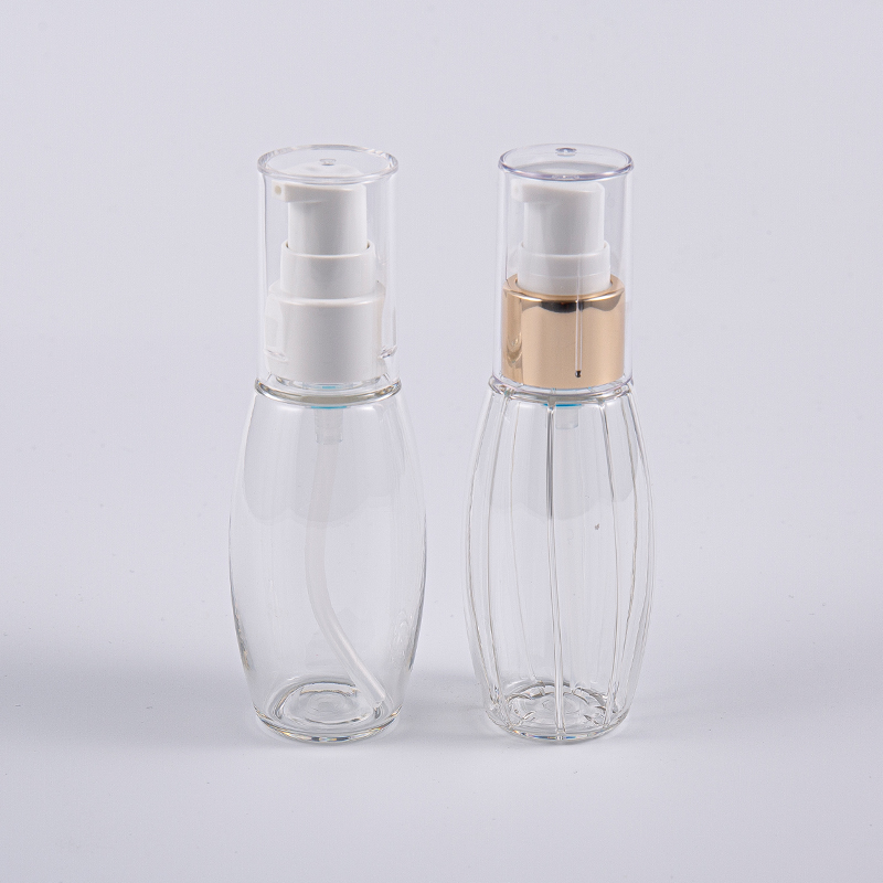 Úsáid Taisteal 50ml PETG Cruth Ball Buidéal Le Caidéal