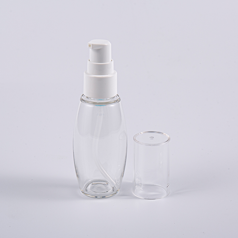 Úsáid Taisteal 50ml PETG Cruth Ball Buidéal Le Caidéal