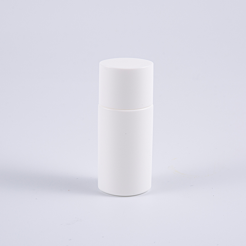 Cruth Oval Bán Buidéal Grianscéithe PE 15ml 