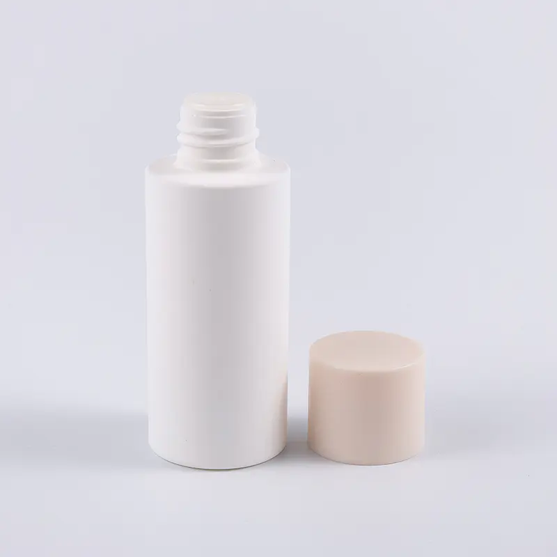 Toner Aghaidhe agus Bunús Cúraim Craicinn 50ml Buidéal Lóis Bogtha PE le caipín scriú