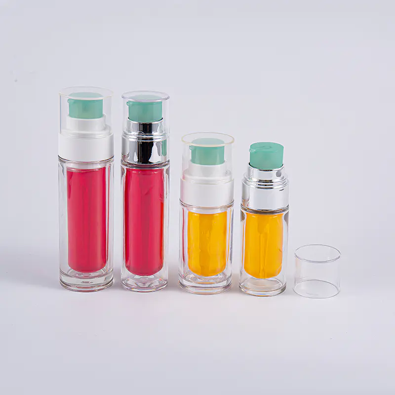 Buidéal PETG Glan Le Mála Ilchodach Ilchiseal Laistigh 30ml Buidéal Fholúis 50ml Le Caidéal
