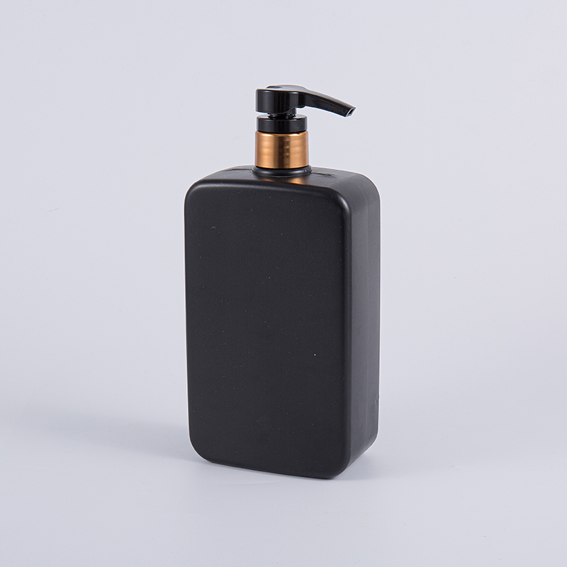 Cearnóg Dath Dubh Soladach Buidéal Glanadh Caidéal Seampú PE 1000ml