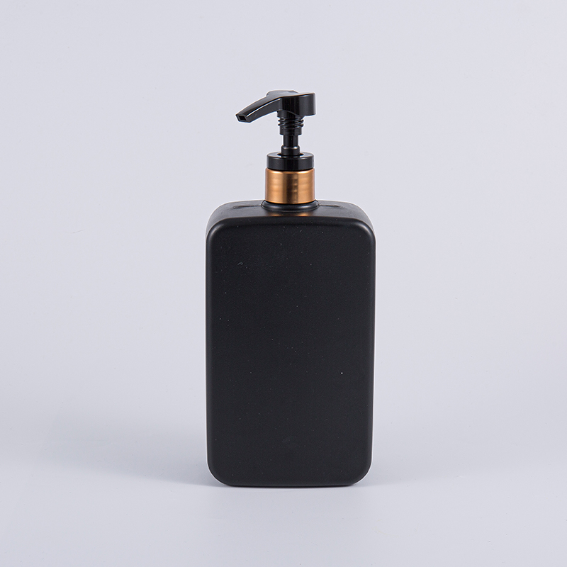 Cearnóg Dath Dubh Soladach Buidéal Glanadh Caidéal Seampú PE 1000ml
